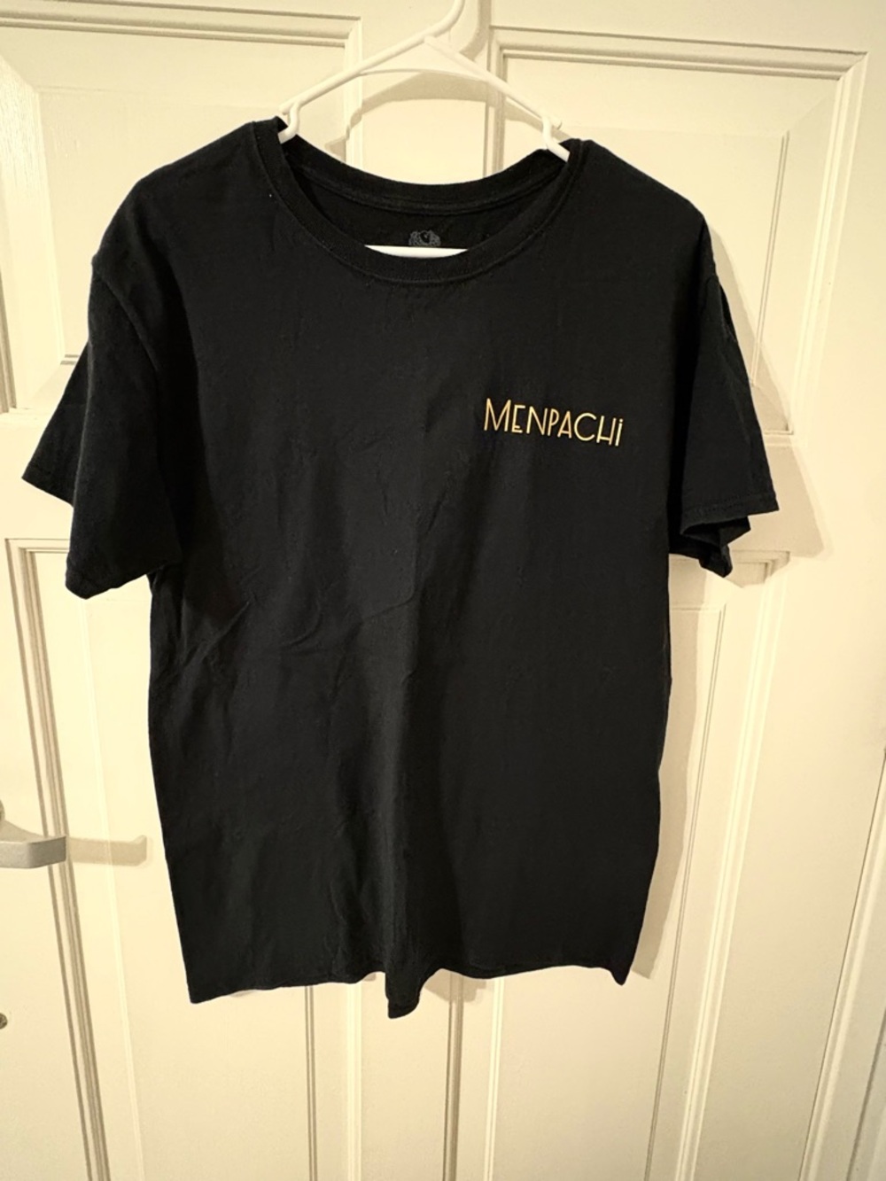 Men’s M Menpachi Fishing Black Crew Neck Short Sleeve Tee
